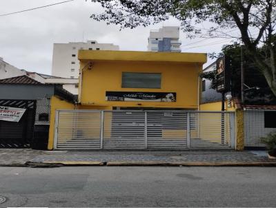 Casa Comercial para Locação, em Santos, bairro Aparecida, 2 banheiros, 2 vagas